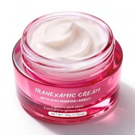Crème visage à lacide tranexamique, à la niacinamide, aux céramides et à la vitamine B12, pour une peau uniforme, hydratée e
