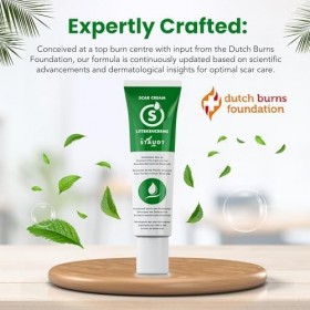 Staudt Premium Scar Cream - Formula with Vitamin E, Honey, Hyaluronic Acid & Silicone - Scar Treatment for Old & New Scars, S