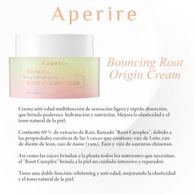Aperire Super Origin Bouncing Root Cream 45ml – Crème hydratante et réparatrice barrière cutanée