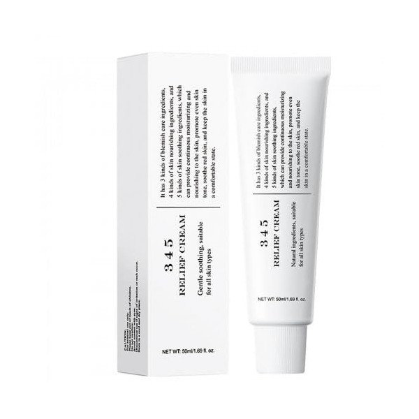 345 Relief Cream Repair cream, Hydratant Crème Pommade, 345 crème en Relief de Réparation, Crème Hydratante pour le Visage en