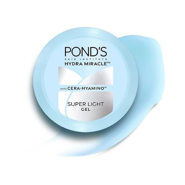 Ponds Super Light Gel Oil Free Moisturiser With Hyaluronic Acid + Vitamin E, 200 ML