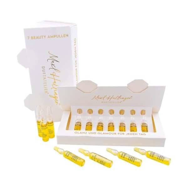 Hallingers Calm & Healthy - Maxl Hallinger - Lot de 7 ampoules de parfum Maxl Hallinger avec sérum de qualité supérieure - Id