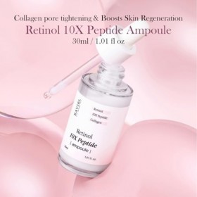 RAVIEL Retinol Lot de 10 ampoules peptidiques 30 ml