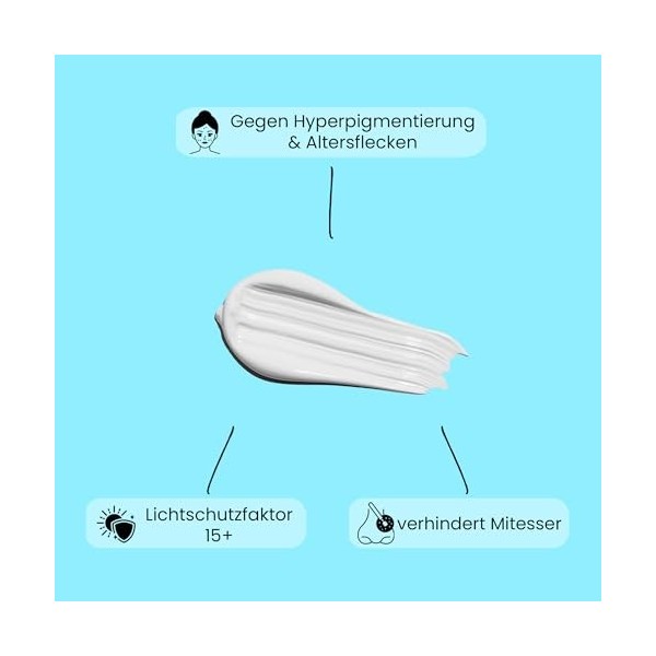 Newwell Crème blanchissante pour le visage avec vitamine E et acide hyaluronique 50 ml