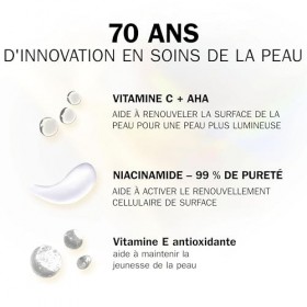 Olay Vitamin C Gel-Crème de Jour Hydratante pour le Visage, Soin AHA, Niacinamide Pure à 99% et Vitamine E. Soin Éclat: Anti-