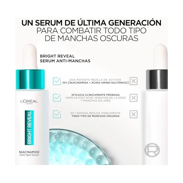 LOreal Make Up Bright Reveal Sérum anti-pigment 30 ml Niacinamide