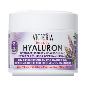 Victoria Beauty Crème anti-âge à lacide hyaluronique contre les rides et les cernes, crème pour le visage à lacide hyaluron C...