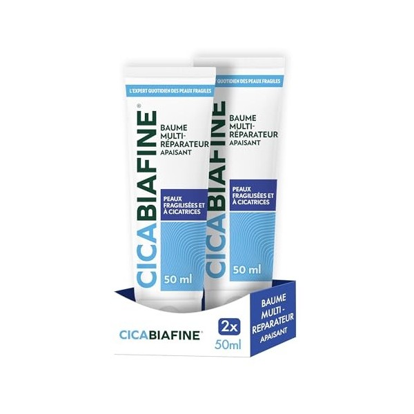 Cicabiafine | Baume Multi-Réparateur Apaisant tube de 100 ml – Baume réparateur pour peaux abîmées à cicatrices – Baume apa C...