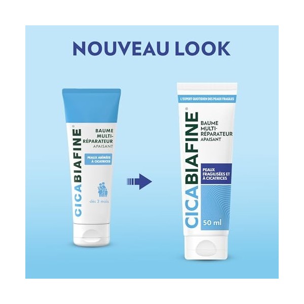 Cicabiafine | Baume Multi-Réparateur Apaisant tube de 100 ml – Baume réparateur pour peaux abîmées à cicatrices – Baume apa C...