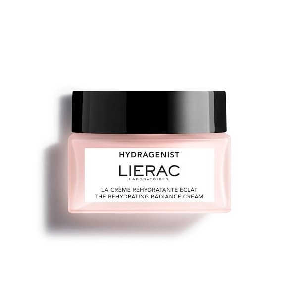 Lierac - Hydragenist - La Crème Réhydratante Éclat 50ml - Soin Visage - Réhydrate - Réconforte - Illumine - 98% d’ingrédients