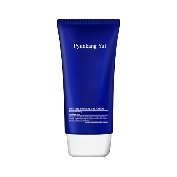Pyunkang Yul Crème Solaire Hydratante Calming SPF50+ PA++++, sans Résidu Blanc, Protection UV Apaisante et Hydratante, Toléra