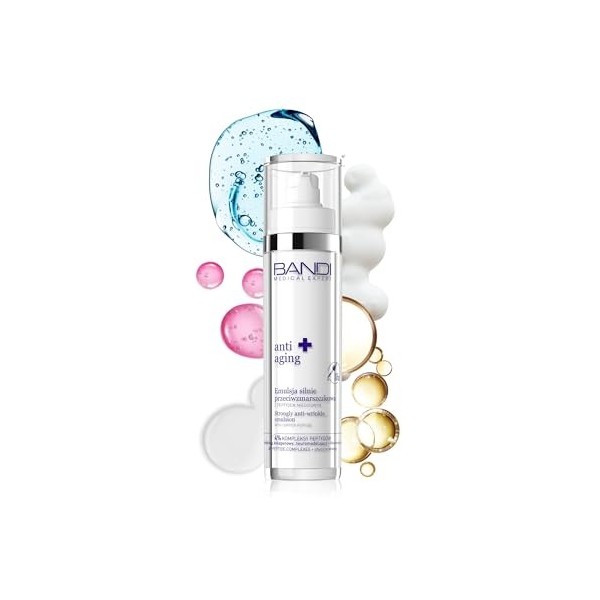 Bandi - Crème Hydratante Anti-âge Revitalisante Peau Mature Effets Lifting Régénérant Réduit Rides Amélioration Ovale Visage ...