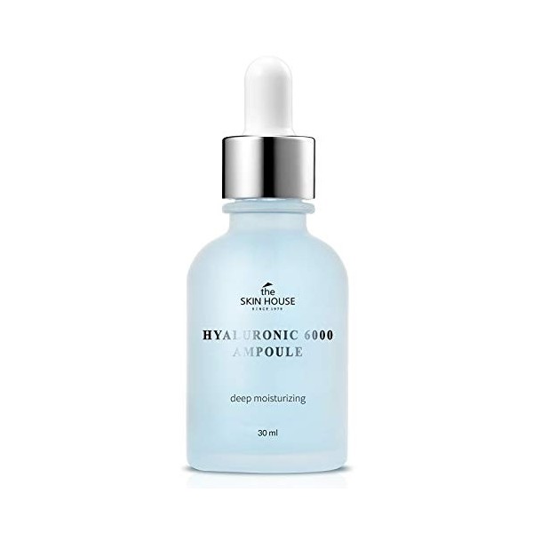 THE SKIN HOUSE since 1979 Ampoule Hyaluronic 6000 1,01 once liquide, 30 ml . Ampoule dacide hyaluronique profondément hydra