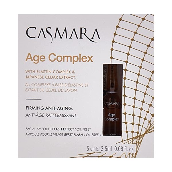 CASMARA - AGE COMPLEX AMPOULES - 5 UNITS / 2,5ML Crème Jour et Nuit
