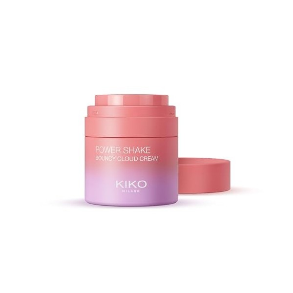 KIKO Milano Power Shake Bouncy Cloud Cream, Crème Gel Visage Hydratante Et Illuminatrice