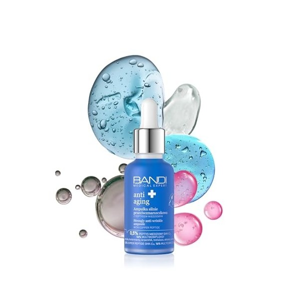 Bandi - Sérum Anti-âge Rajeunissant Hydratation Profonde Réduction Des Rides Fermeté et Éclat Jeunesse Pour Peau Mature Régén...