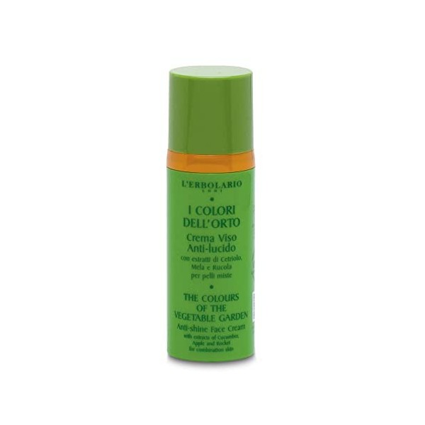 LErbolario Crème matifiante pour le visage avec effet équilibrant pour peaux mixtes 50 ml