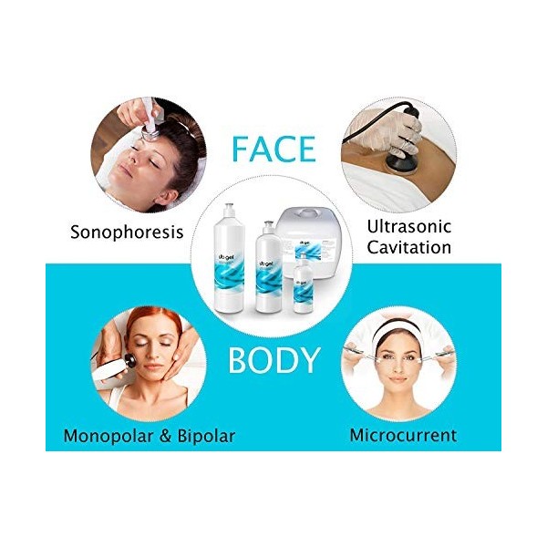 UB GEL- GEL DE MASSAGE AUX ULTRASONS A LACIDE HYALURONIQUE