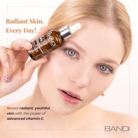 Bandi Concentré Vitamine C Soin Visage Hydratant Anti-Âge Peau Radieuse Tous Types de Peau Ingrédients Naturels Allantoïne Pr...
