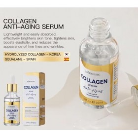 Collagène Boost Sérum Anti-âge 30 ml - Soin intensif de reconstitution de collagène, effet anti-rides, pour une peau rayonnan