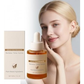 Huile éclaircissante visage, soin hydratant raffermissant, apaisant et doux, atténue les taches brunes, illumine le teint, am...