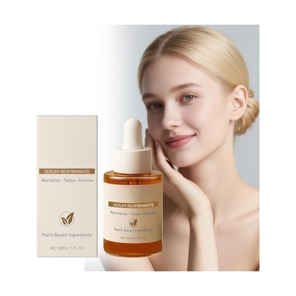 Huile éclaircissante visage, soin hydratant raffermissant, apaisant et doux, atténue les taches brunes, illumine le teint, am...