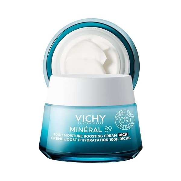 Vichy Minéral 89 100h Moisture Boosting Cream Rich - Fragrance Free