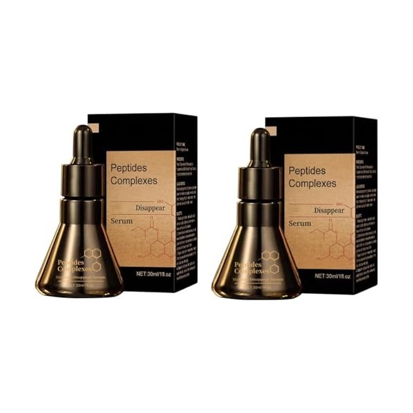 Sérum Peptide Anti-Mélanine, Unifie le Teint, Hydrate et Raffermit, Sérum Correcteur Éclaircissant Visage, Convient à Tous Ty...