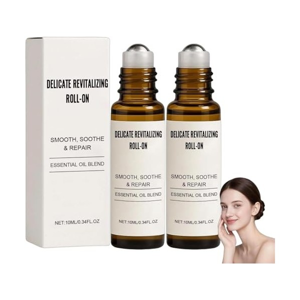 Roll-on revitalisant délicat, Sérum anti-rides Liftora 10s avancé, Formule végétale naturelle, Hydratation intense, Comblemen...