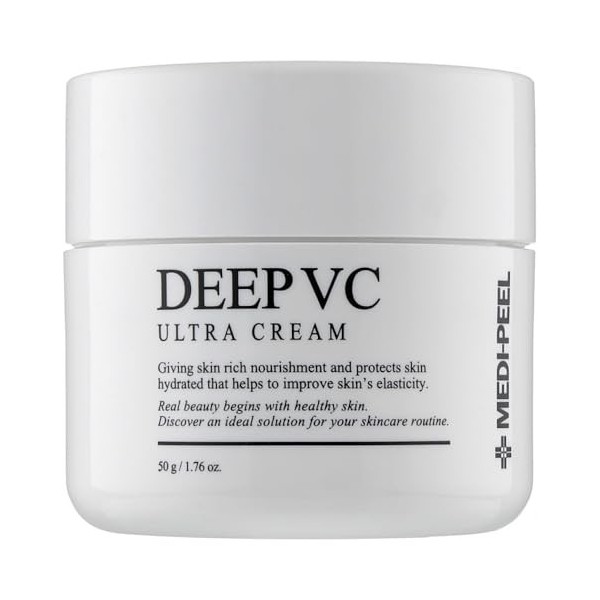 MediPeel - Crème nourrissante Deep VC Ultra - 50 g - 12 vitamines, collagène, K-Beauty