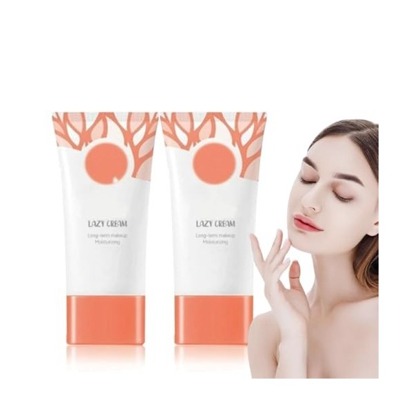 XIBDGNTNE Crème éclaircissante pour Le Visage, Soin hydratant Quotidien pour Femme, Hydrate la Peau en Profondeur, rafraîchis...