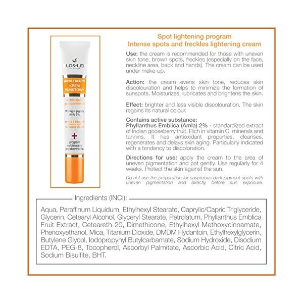 Floslek Crème éclaircissante Crème Jour et Nuit