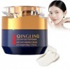 Crème pour le visage Qingling, Crème délimination des rides Qingling, crème anti-rides en polypeptide japonais, crème hydrat ...
