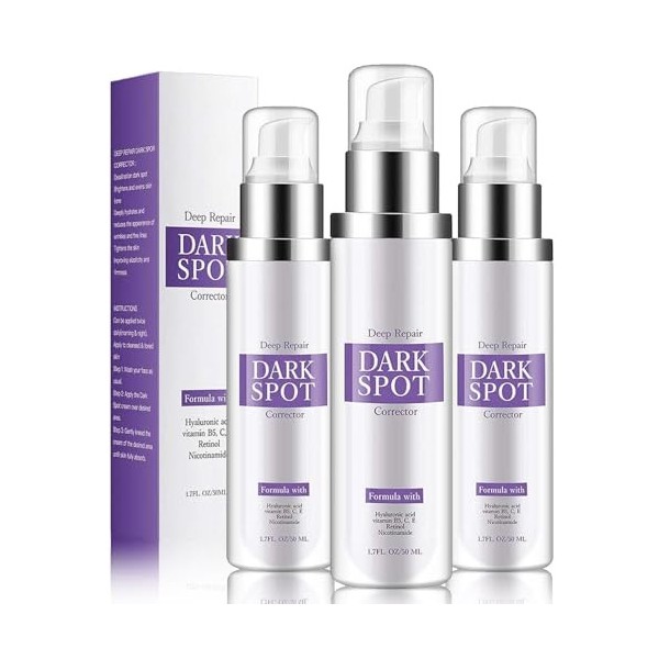 Dark Spot Correcting Glow Serum, Whitening and Freckle Removing Essence, Dark Spots R𝐞mover, Anti Spot Serum for Face, Skin C...