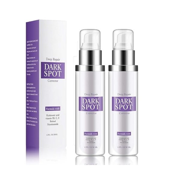 Dark Spot Correcting Glow Serum, Whitening and Freckle Removing Essence, Dark Spots R𝐞mover, Anti Spot Serum for Face, Skin C...