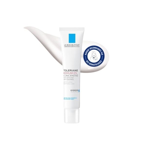 La Roche-Posay, Toleriane Kerium DS Concentré, Soin Apaisant Visage, Anti-Squames, Aqua Posae Filiformis, Zinc & Piroctone Ol...