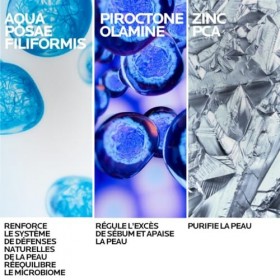 La Roche-Posay, Toleriane Kerium DS Concentré, Soin Apaisant Visage, Anti-Squames, Aqua Posae Filiformis, Zinc & Piroctone Ol...