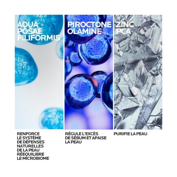 La Roche-Posay, Toleriane Kerium DS Concentré, Soin Apaisant Visage, Anti-Squames, Aqua Posae Filiformis, Zinc & Piroctone Ol...