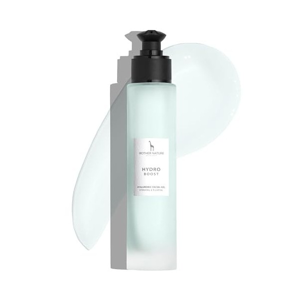 MOTHER NATURE COSMETICS Gel Hydratant Visage à Acide Hyaluronique 100 ml - Soin Visage Anti-Rides pour Femme et Homme à lAlo