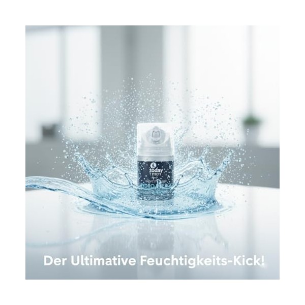 Men Hydro Energy Liquide pour le visage 50 ml Avec caféine et vitamine C Pour peaux normales à grasses