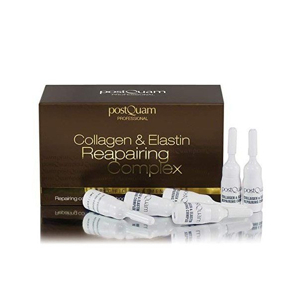 Postquam - Ampoules Anti-Âge - Bio-Shock Réparateur Avec Collagène Et Élastine - Traitement Anti-Vieillissement Et Anti-Rides