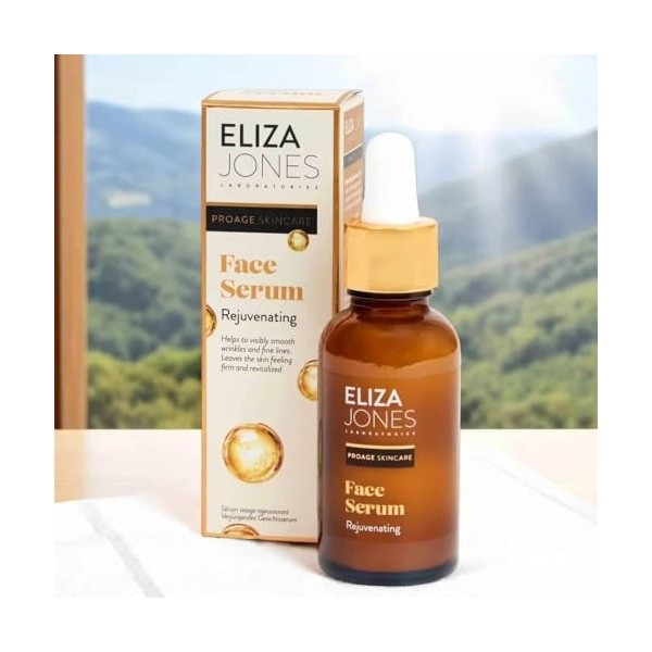 Eliza Jones - Sérum visage Pro Age 30 ml - Hydratant anti-âge - Illumine, tonifie et raffermit la peau - Formule végétalienne...