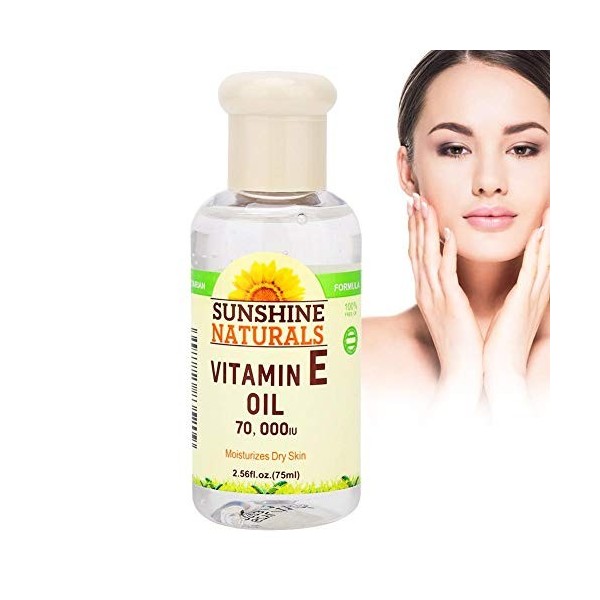 Huile essentielle de soin de la peau à la vitamine E, essence de réparation multi-effets, rapidement hydratante, dilue les ta