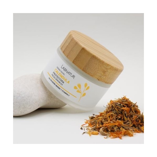 SYS CREMA FACIAL calendula 50ml. – crème visage confortable pour une peau douce et apaisée, offre une sensation de confort du