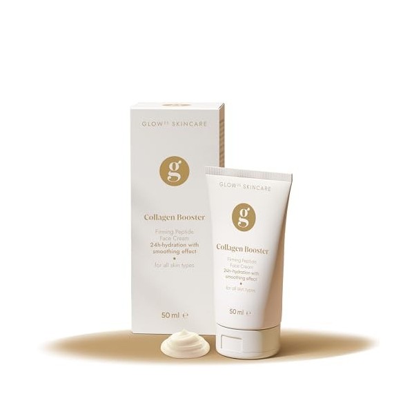 Crème au collagène Glow25® [50 ml] - LOriginal - avec acide hyaluronique et vitamine C - Qualité contrôlée