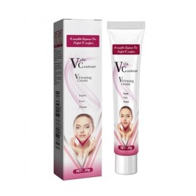 Crème sculptante et raffermissante Vela V - Solution nomade pour un visage relâché et gonflé | Raffermit les joues, réduit le