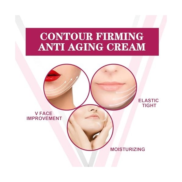 Crème sculptante et raffermissante Vela V - Solution nomade pour un visage relâché et gonflé | Raffermit les joues, réduit le