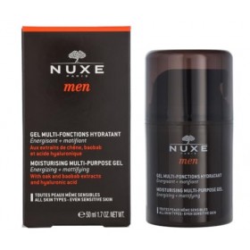 NUXE MEN 50 ml gel viso uomo trattamento idratante energizzante opacizzante