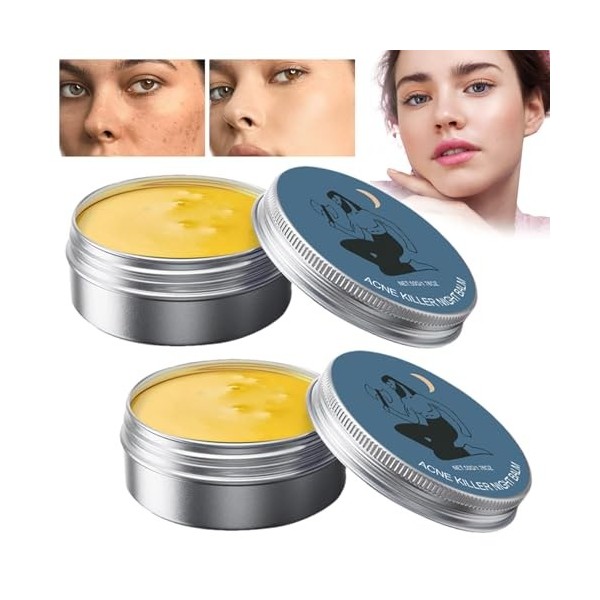 Norse Organics Lot de 2 crèmes hydratantes pour lacné, lacné, pour le Norse Organics, pour enlever lacné, soin de la peau 