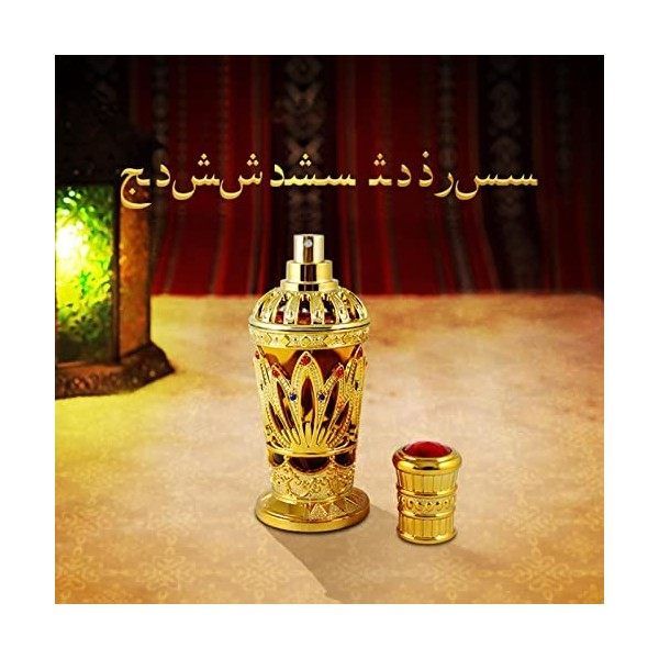 Parfums Arabes Unisexe,100ml Golden Bottle Parfum Arabe Pour Homme - Parfum de vanille exotique, parfum pour adolescentes, ma